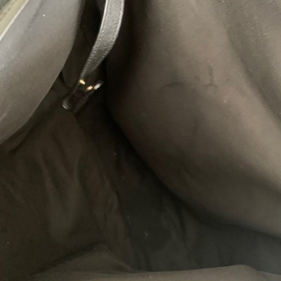 Gucci- Canvas Vintage Hobo bag with braided leather handles - Picture 6 of 7